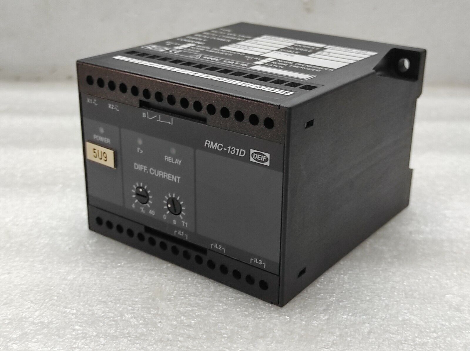 DEIF RMC-131D CURRENT PROTECTION RELAY 407746.120 24 VDC