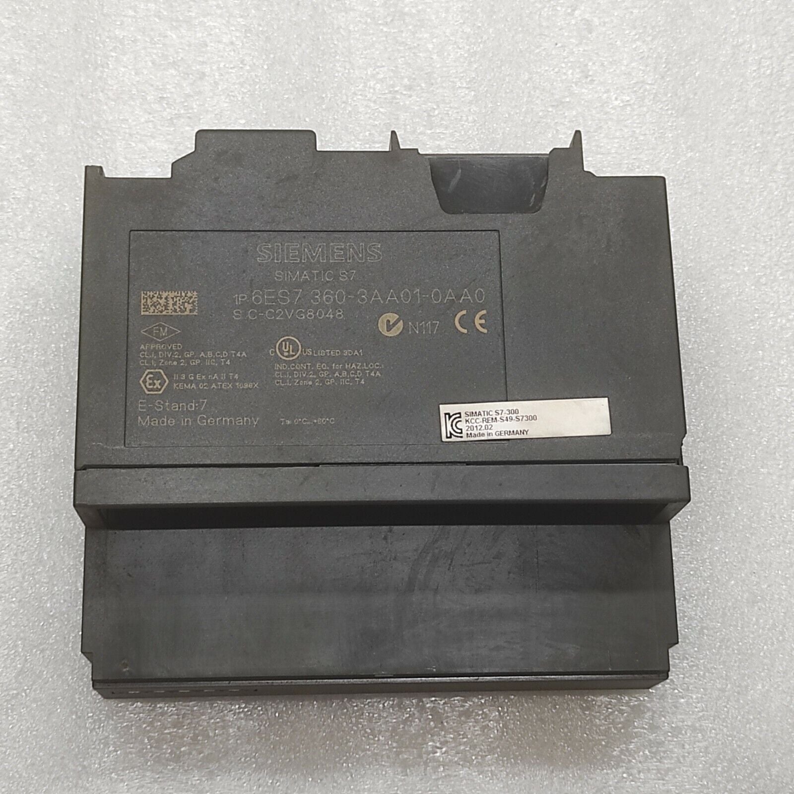 SIEMENS 6ES7 360-3AA01-0AA0 INTERFACE MODULE
