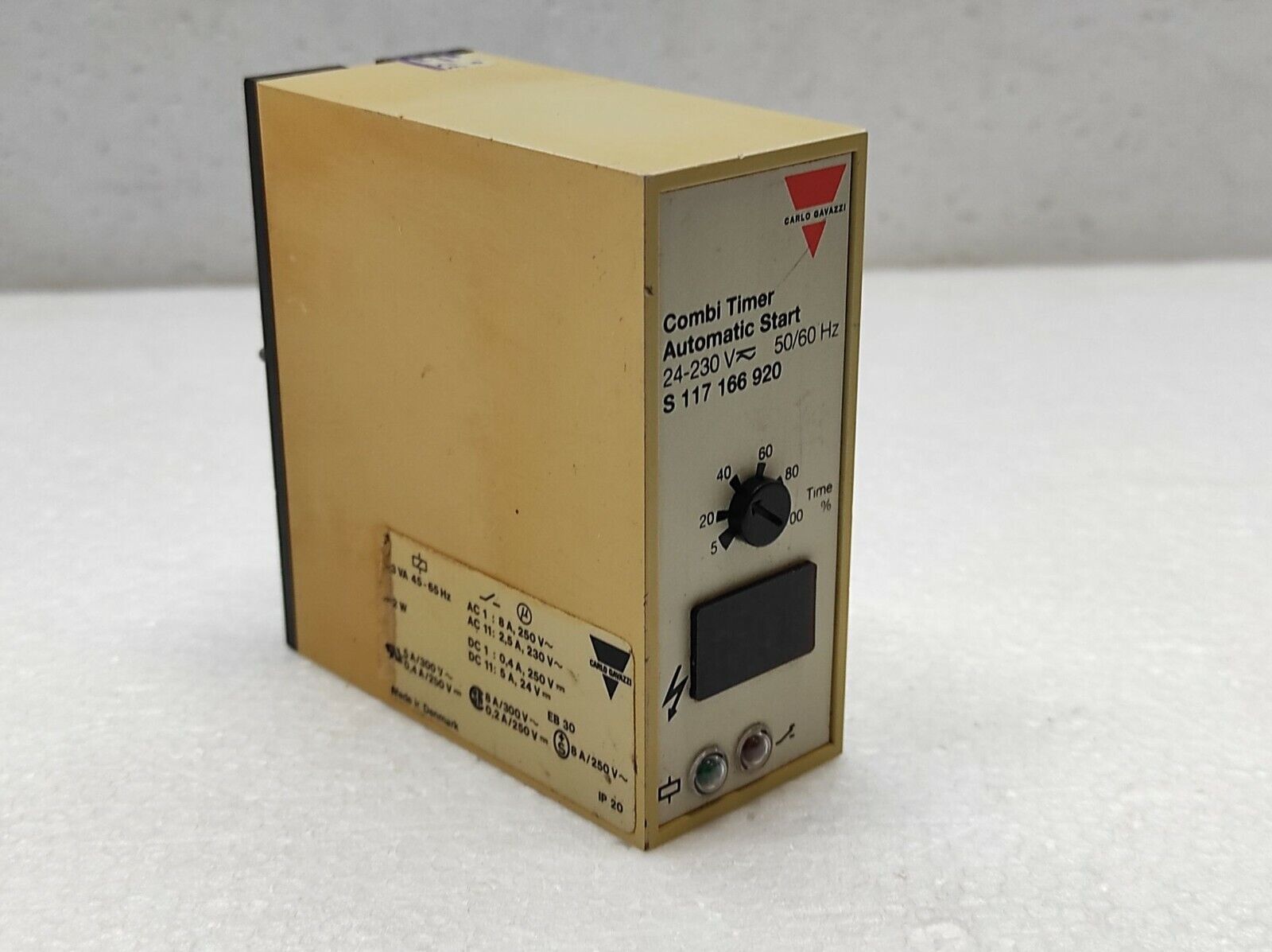 Carlo Gavazzi S 117 166 920 Combi Timer Automatic Start 24-230V AC/DC S117166920