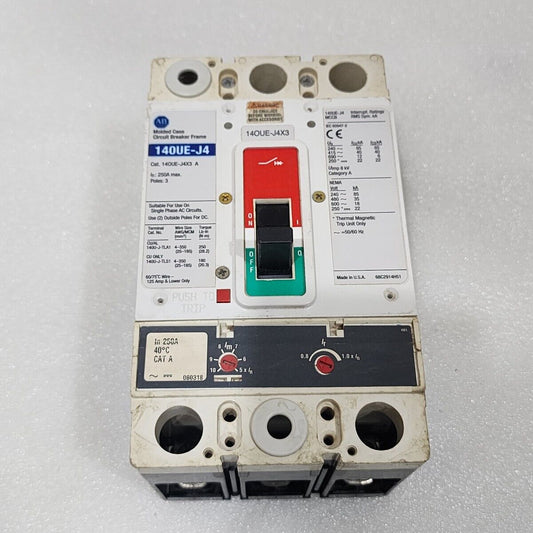 ALLEN BRADLEY Cat 140UE-J4X3 Schutzschalter 250A