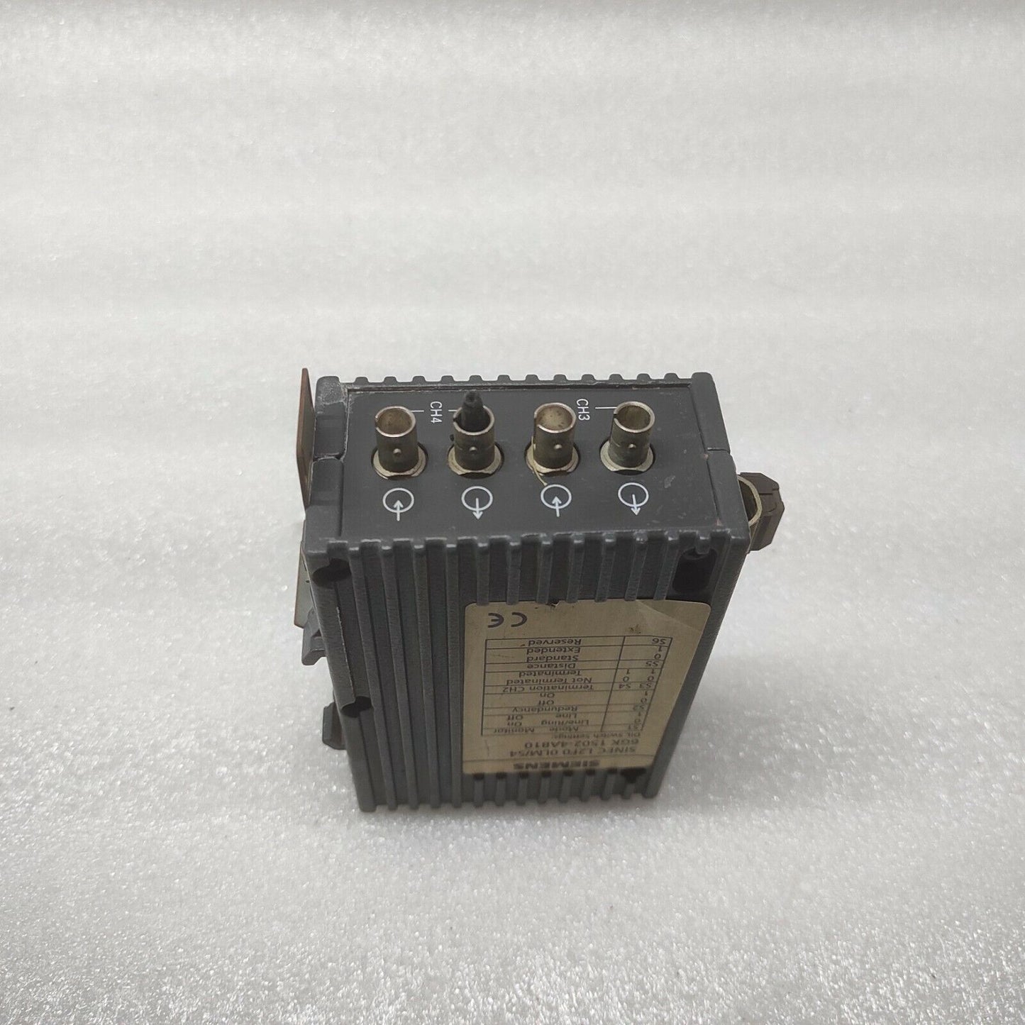 SIEMENS SINEC L2F0 0LM/S4 OPTICAL LINK MODULE 6GK1502-4AB10
