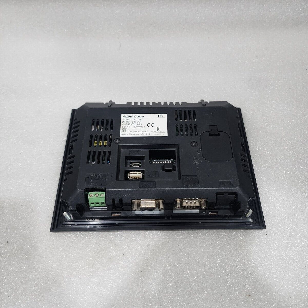 FUJI ELECTRIC MONITOUCH TS1070 HMI 24VDC HAKKO ELECTRONICS