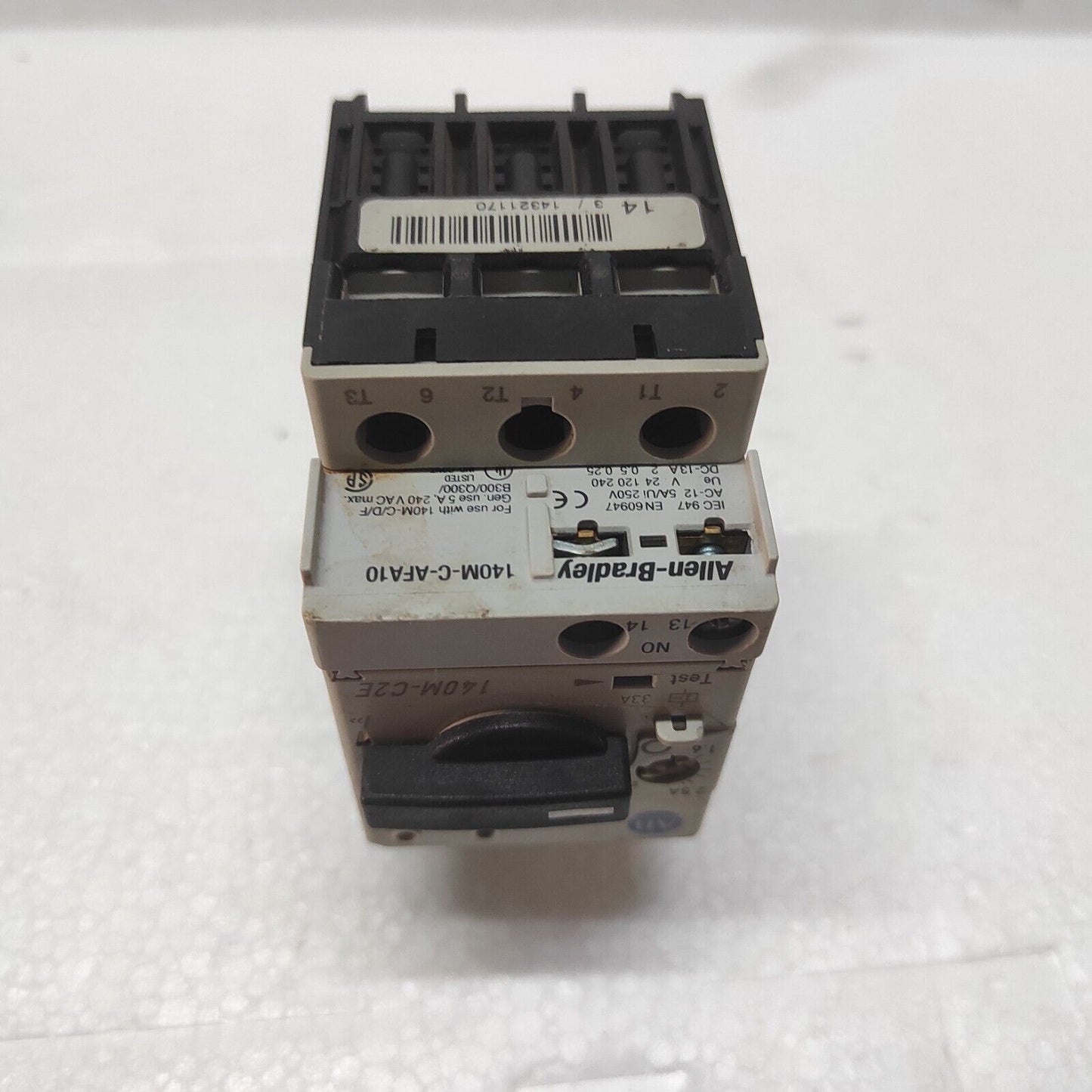 ALLEN BRADLEY 140M-C2E-B25 CIRCUIT BREAKER MOTOR PROTECTION 