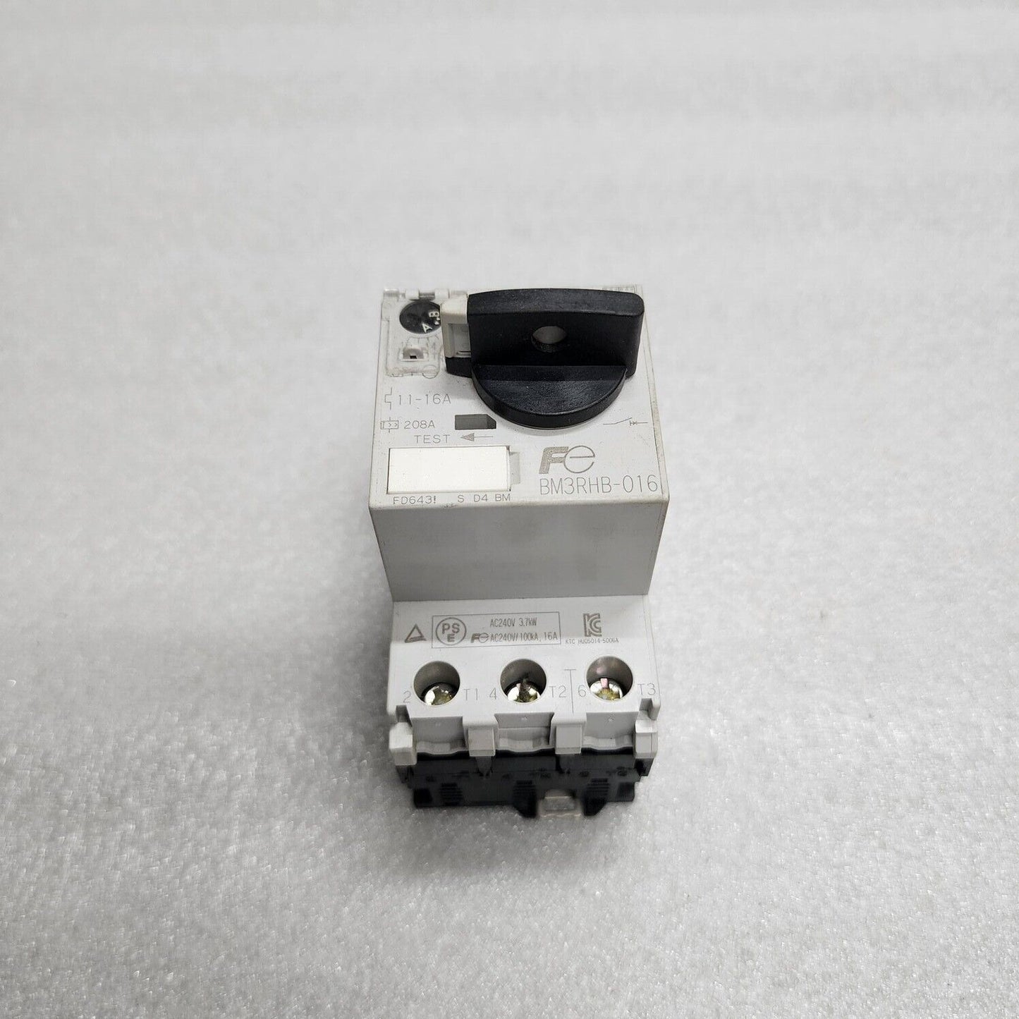 FUJI ELECTRIC BM3RHB-016 MANUAL MOTOR STARTER 11-16A