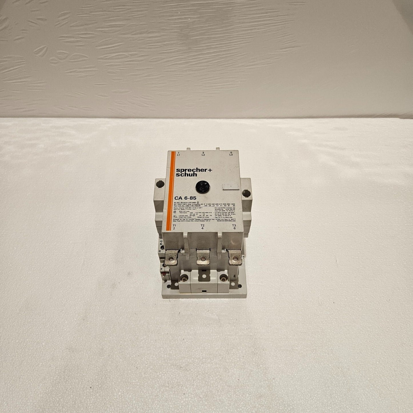 SPRECHER + SCHUH CA6-85 3-POLE MAGNETIC CONTACTOR 160A