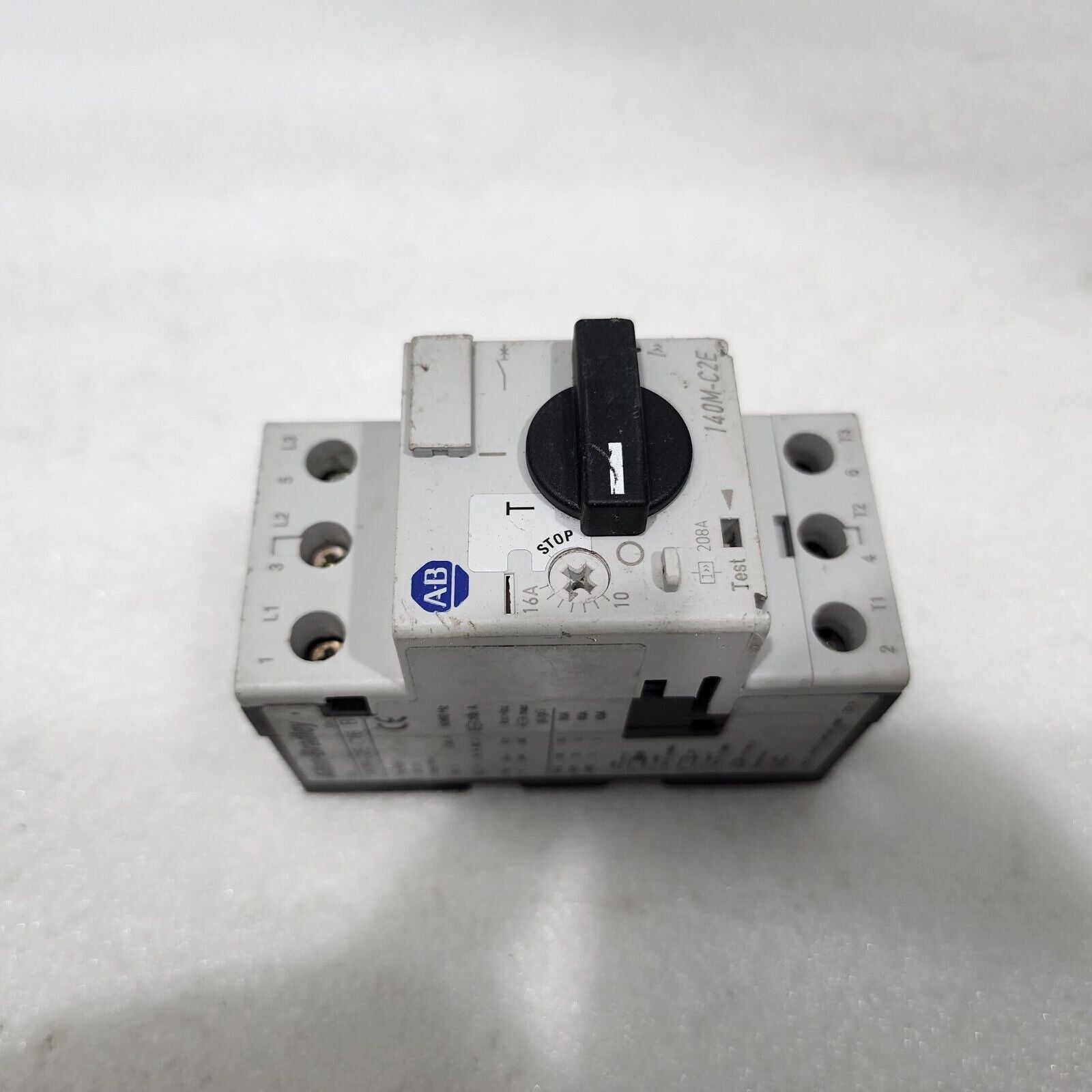 ALLEN BRADLEY 140M-C2E-C16 CIRCUIT BREAKER MOTOR PROTECTION 10-16A