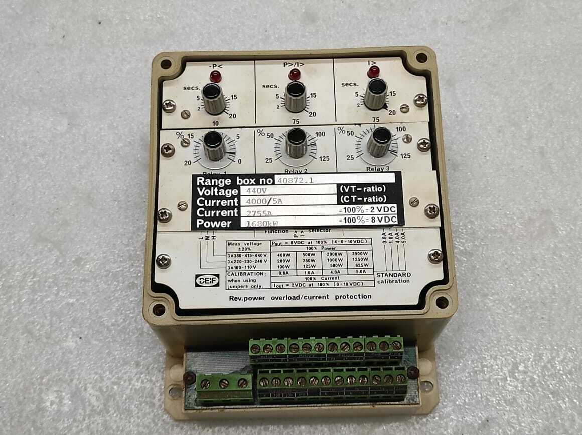 DEIF GEPIMAX-3N PROTECTION RELAY 40872.1