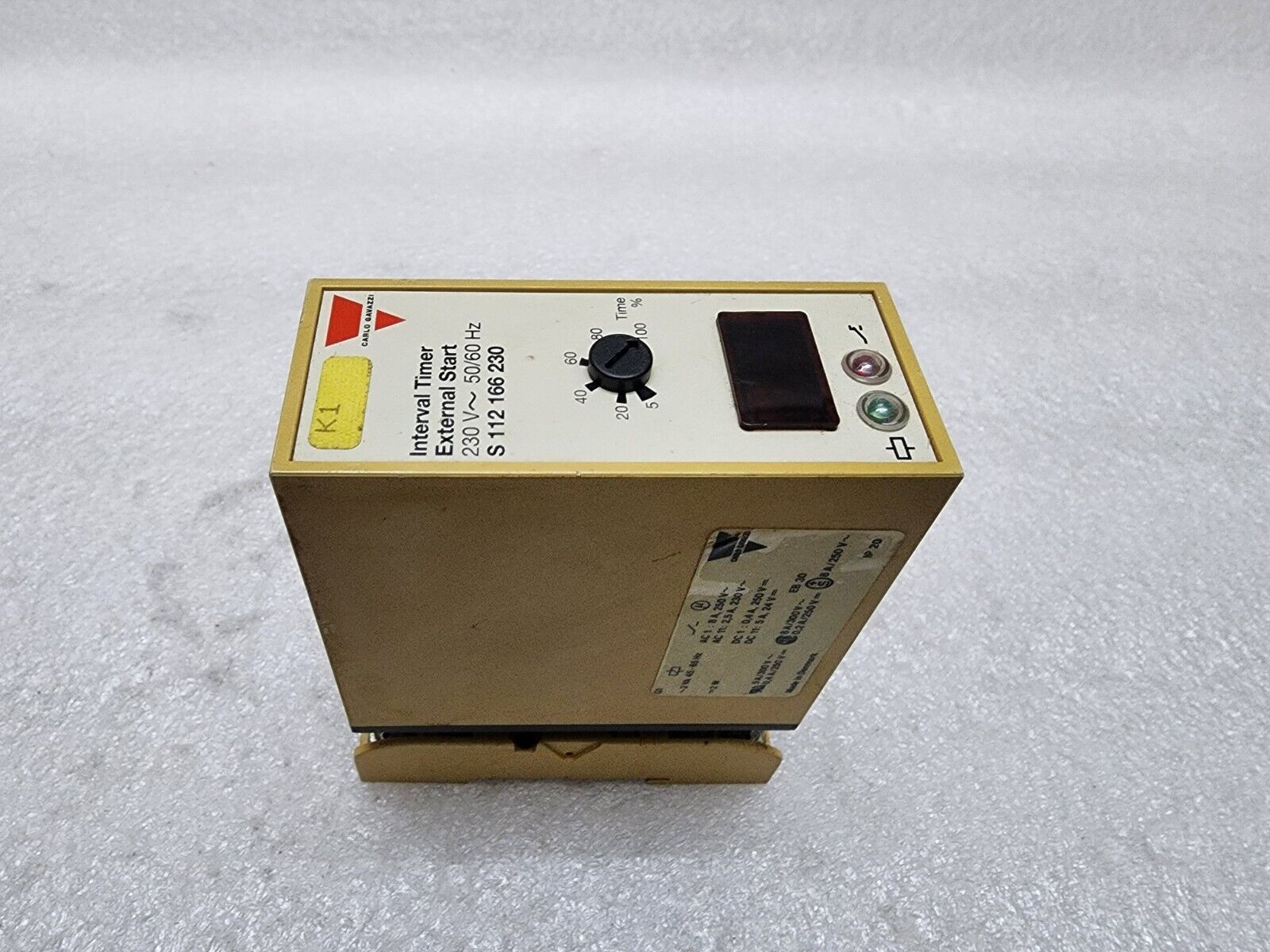 CARLO GAVAZZI S 112 166 230 INTERVAL TIMER S112166230 230V