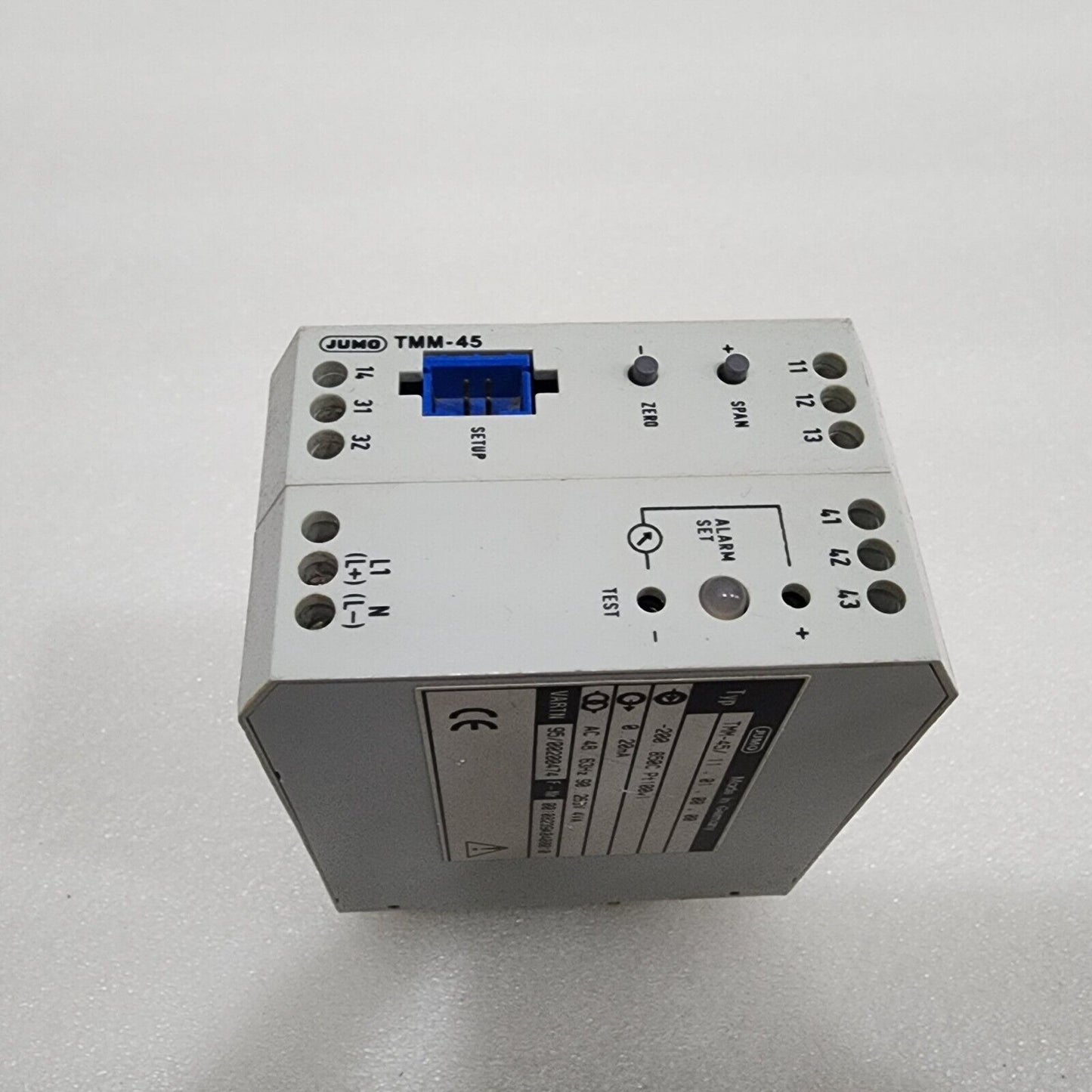 JUMO TMM-45 TEMPERATURE TRANSMITTER TMM-45/11.01.00.00