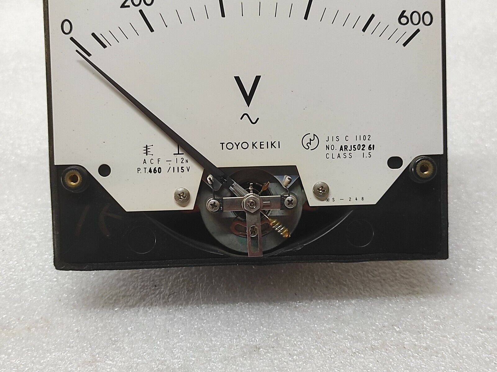 TOYO KEIKI ACF-12N VOLTMETER PT 460/115V