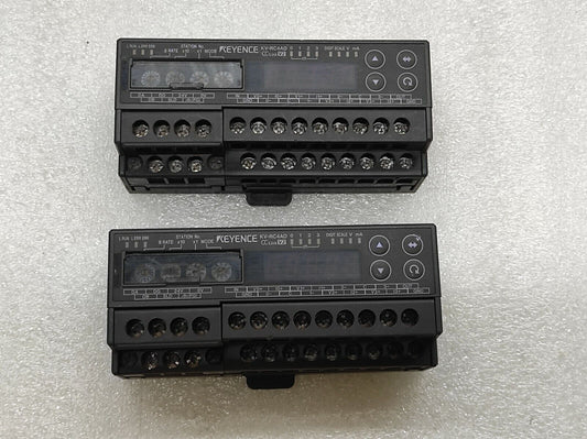 KEYENCE KV-RC4AD ANALOG INPUT MODULE 24VDC