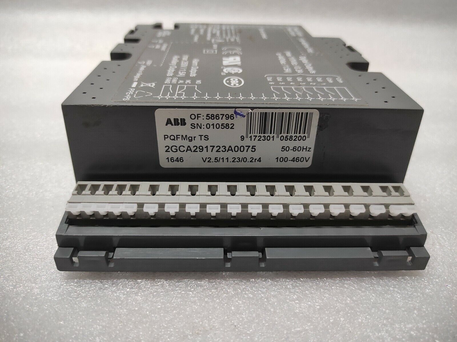 ABB PQFMGR TS PQF MANAGER 2GCA291723A0075 100-460V