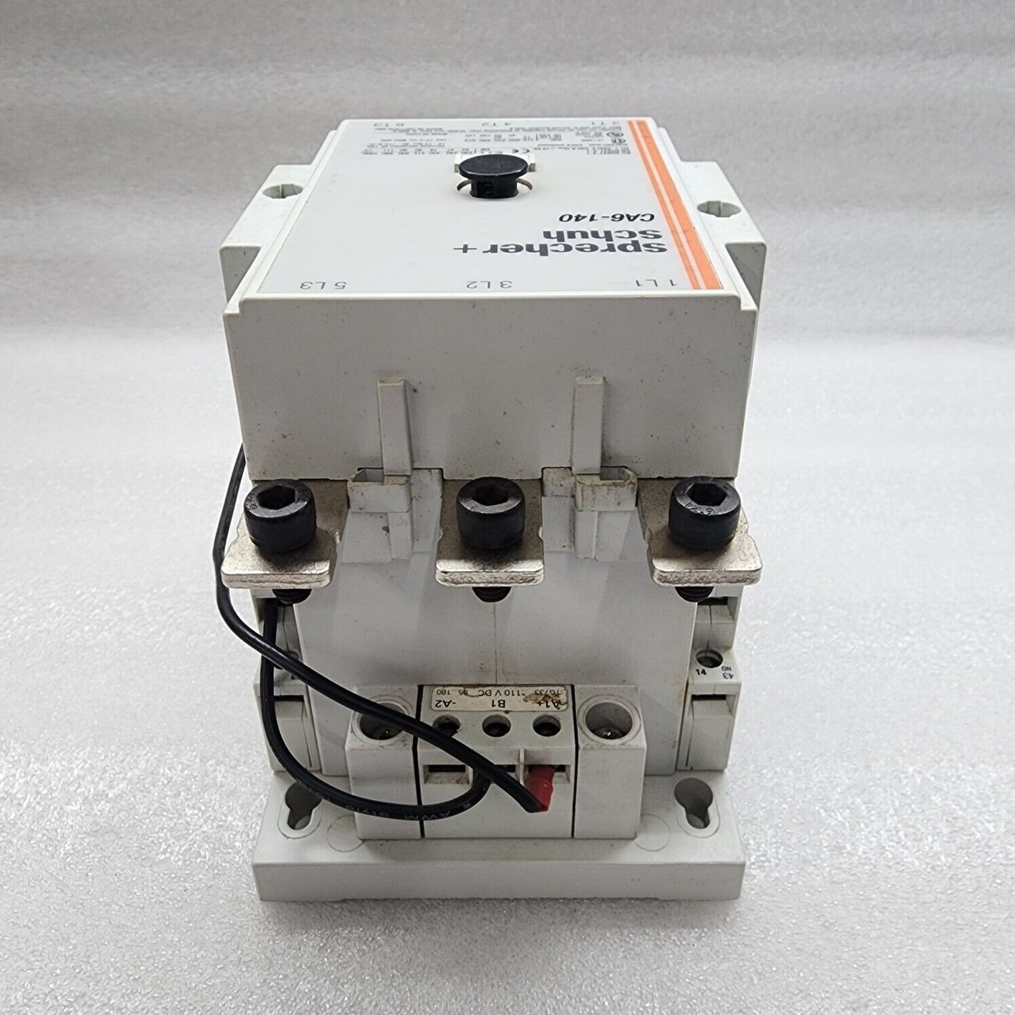 SPRECHER + SCHUH CA6-140 3-POLE CONTACTOR 140A COIL VOLTAGE 110VDC