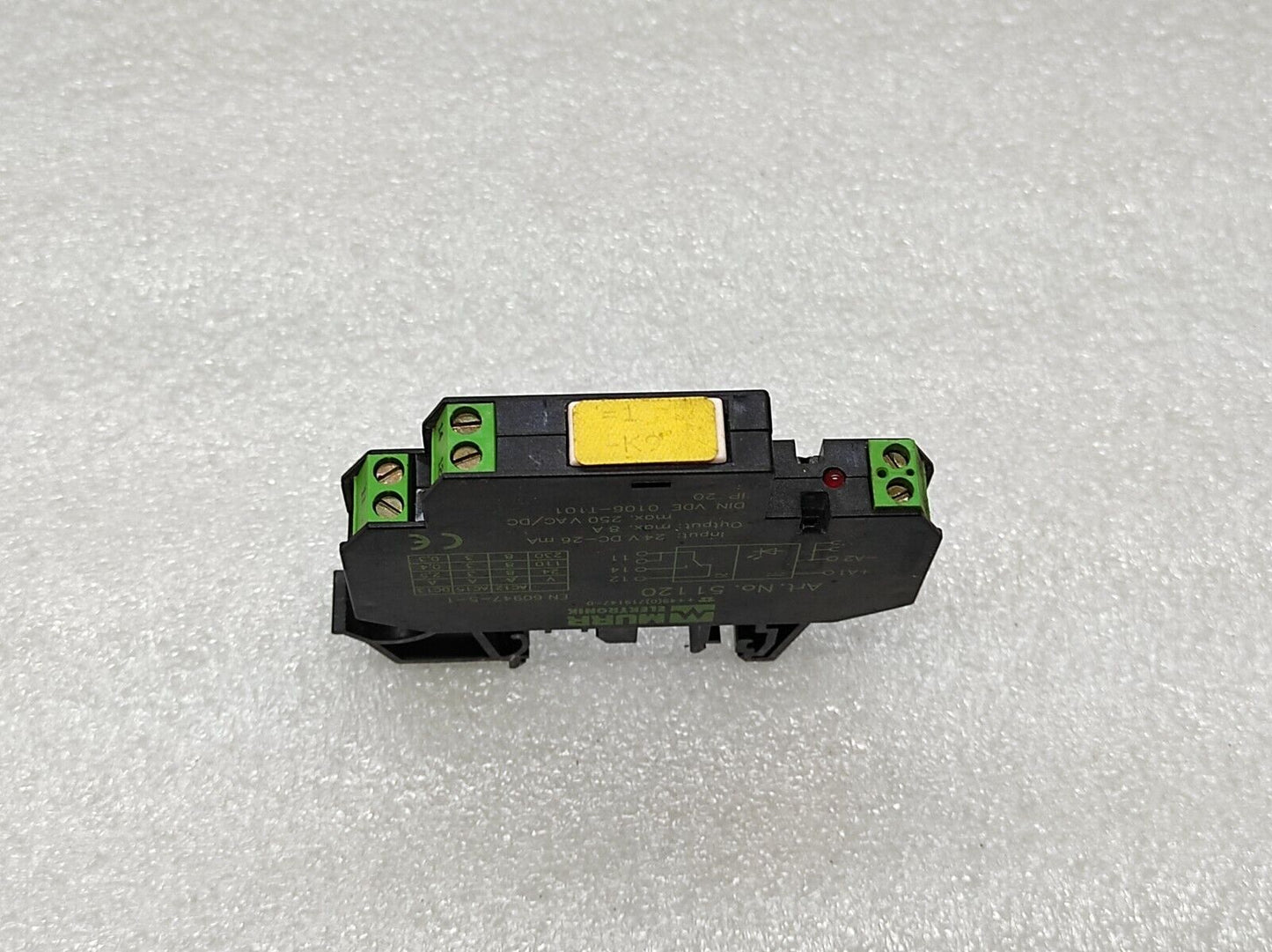 MURR ELEKTRONIK 51120 INTERFACE RELAY LOT OF 6 UNIT