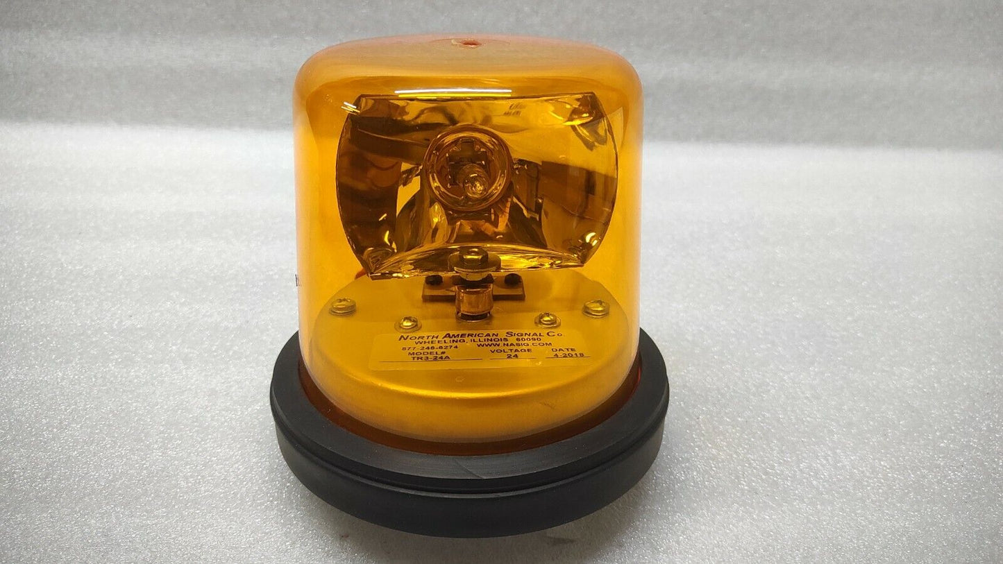 NORTH AMERICAN SIGNAL TR3-24A REVOLVING LIGHT 24V