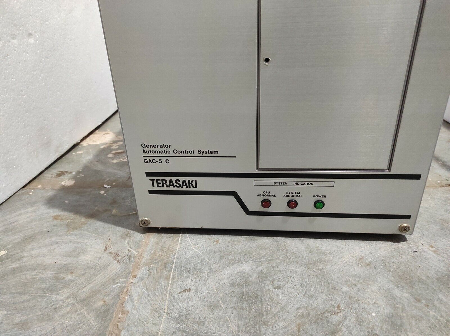 TERASAKI GAC-5C GENERATOR AUTOMATIC CONTROL SYSTEM EIM-108C