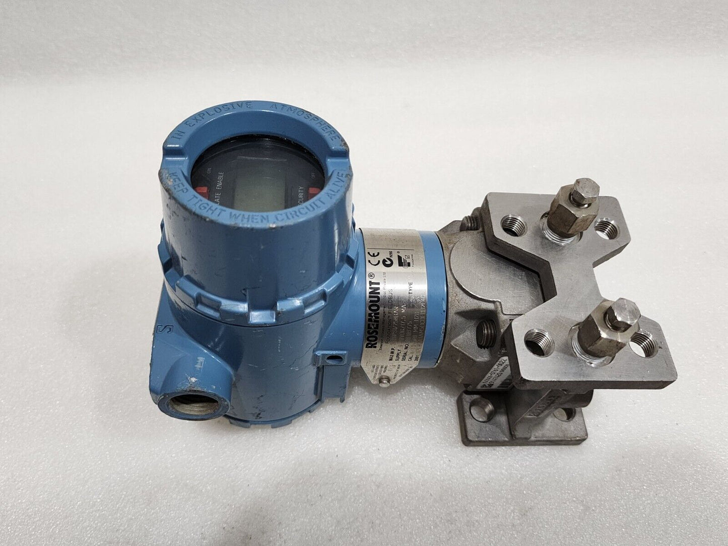 ROSEMOUNT 3051 PRESSURE TRANSMITTER 3626 PSI/ 250BAR 9-30VDC