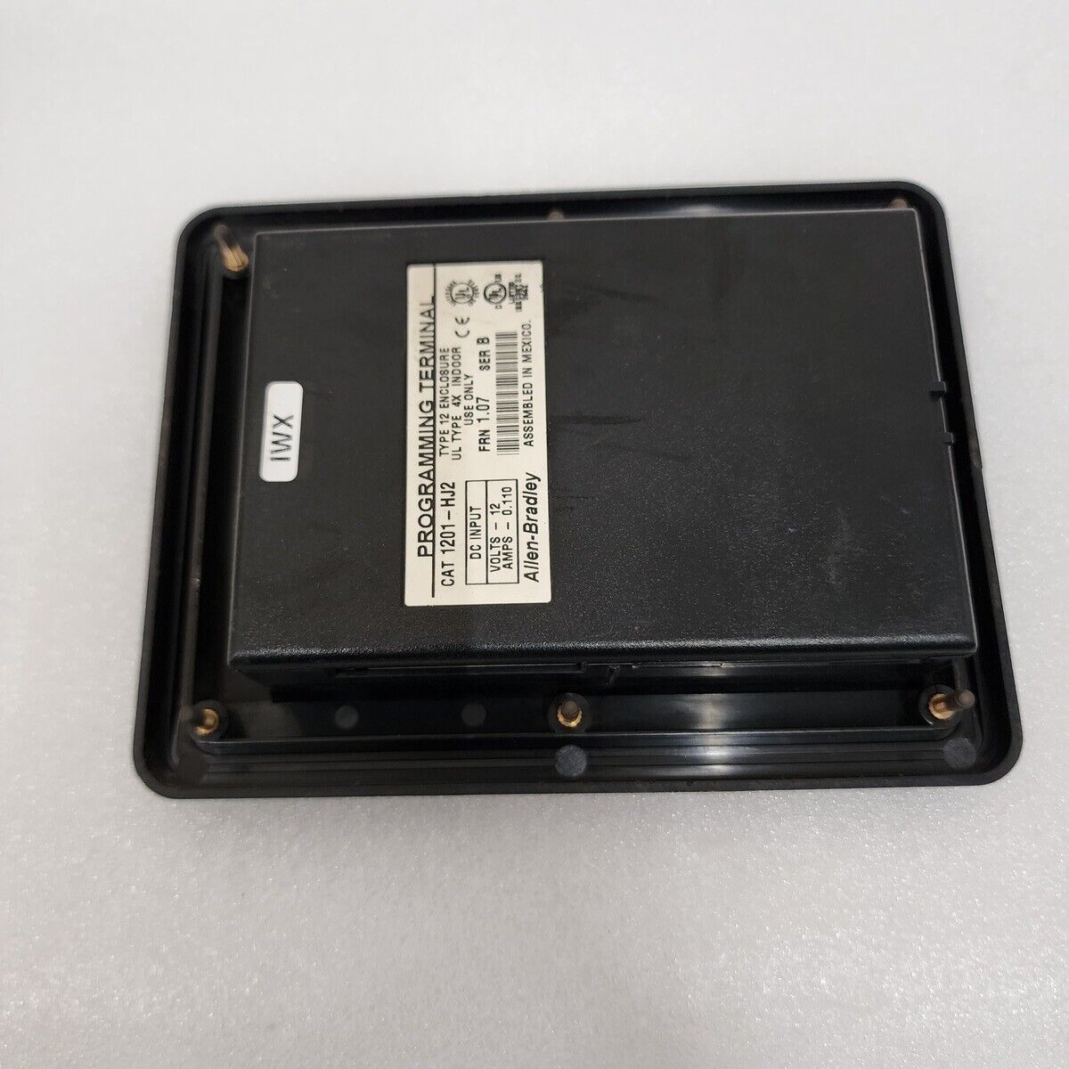 ALLEN BRADLEY CAT 1201-HJ2 SER B PROGRAMMING TERMINAL