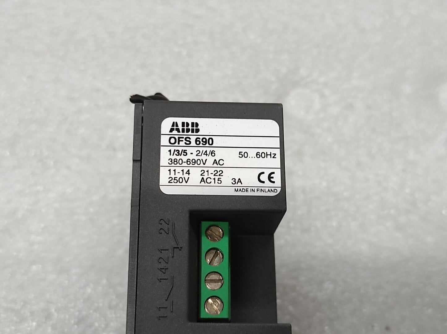 ABB OFS 690 ELECTRONIC FUSE MONITOR