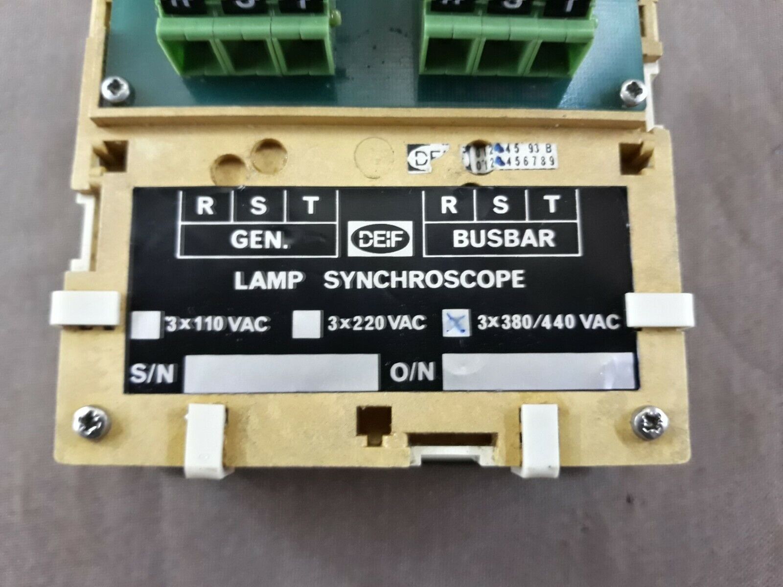 Deif Lamp Synchroscope 32822-10