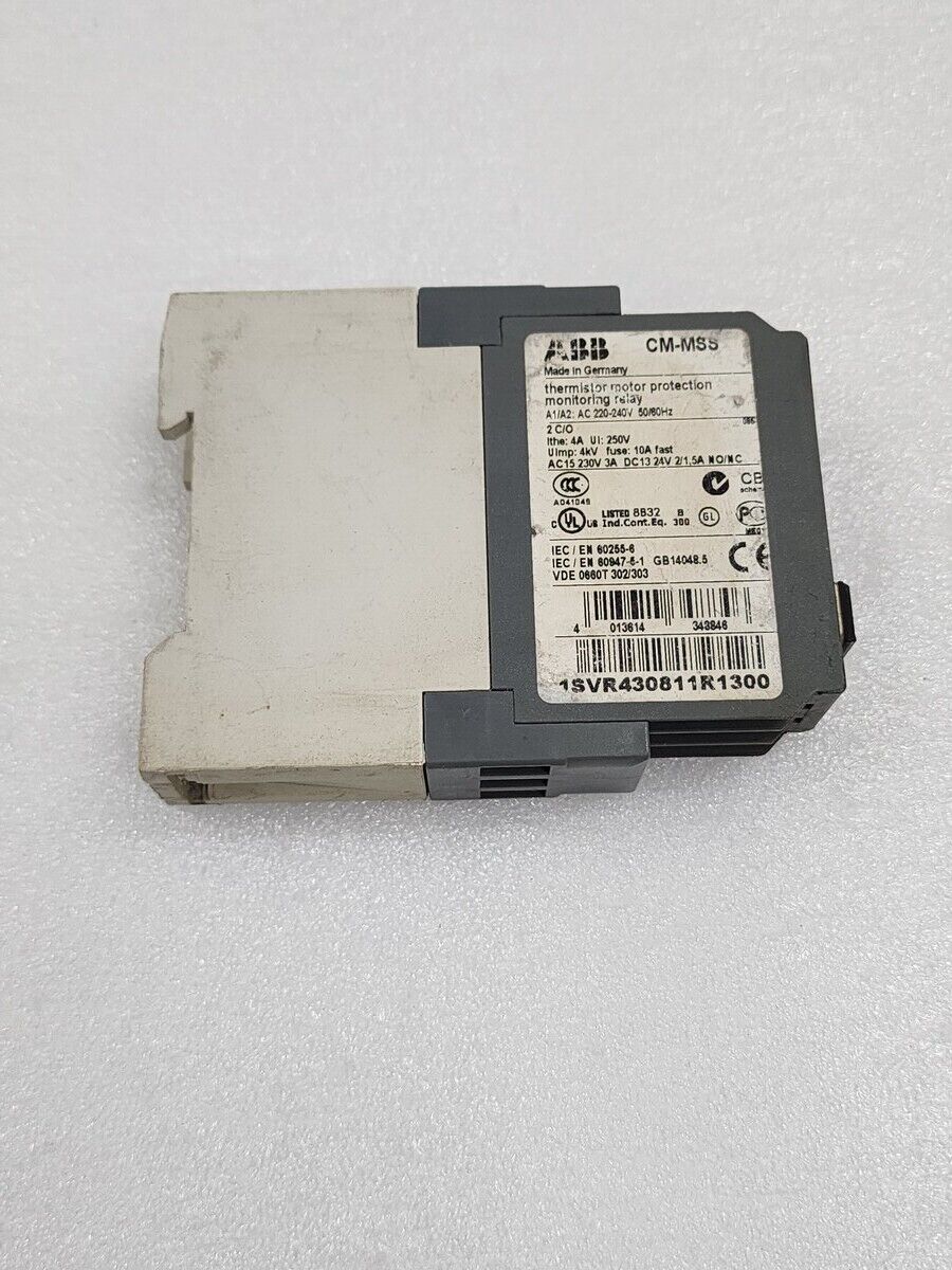 ABB CM-MSS THERMISTOR MOTOR PROTECTION RELAY 1SVR430811R1300