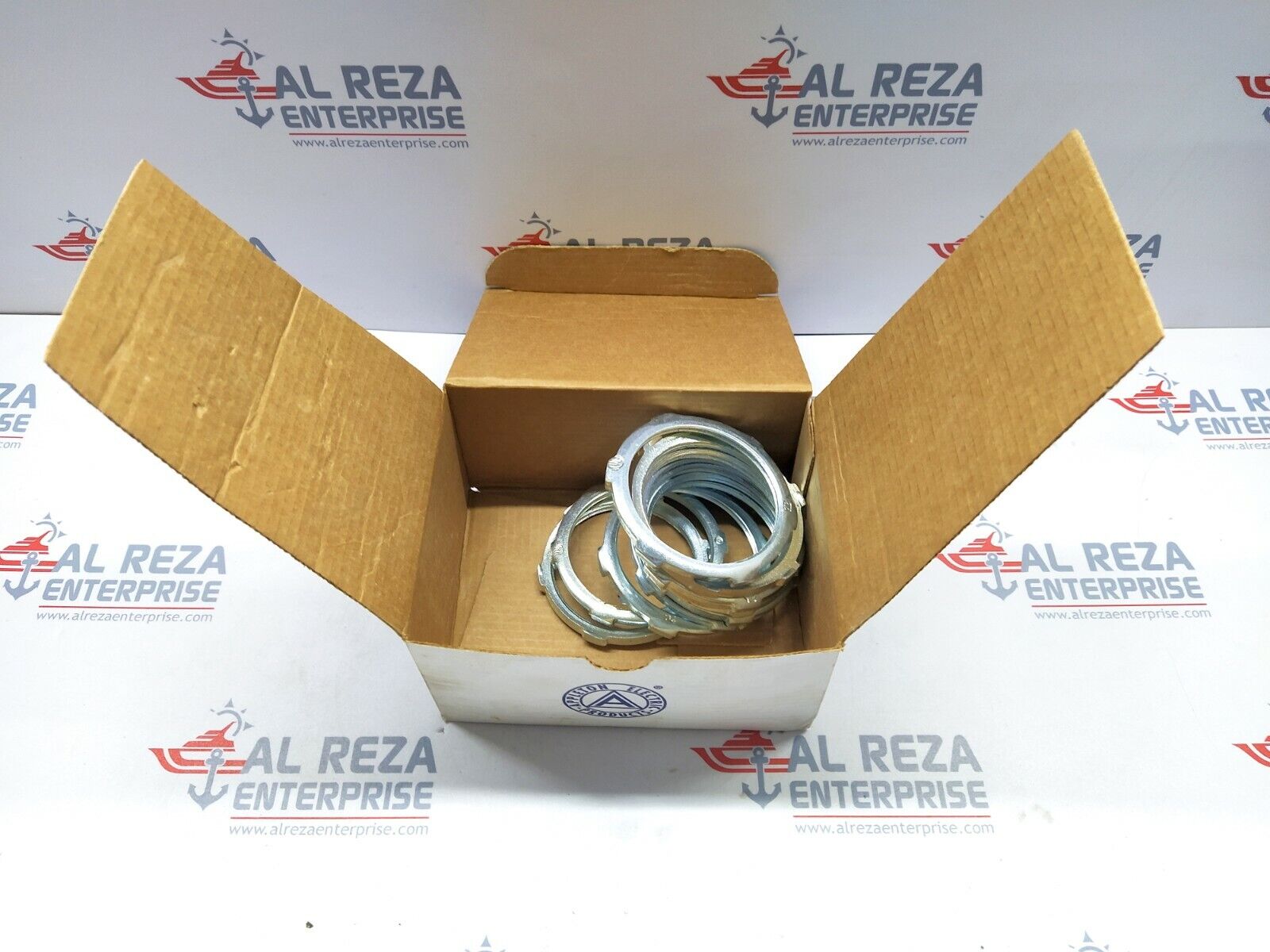 APPLETON EGS BL-250 2.5" MALL IRON LOCKNUTS 5 SET CONTAINS 50 LOCK NUTS