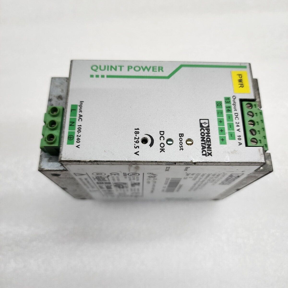 PHOENIX CONTACT QUINT-PS/1AC/24DC/10 POWER SUPPLY UNIT 2866763 24VDC 10A