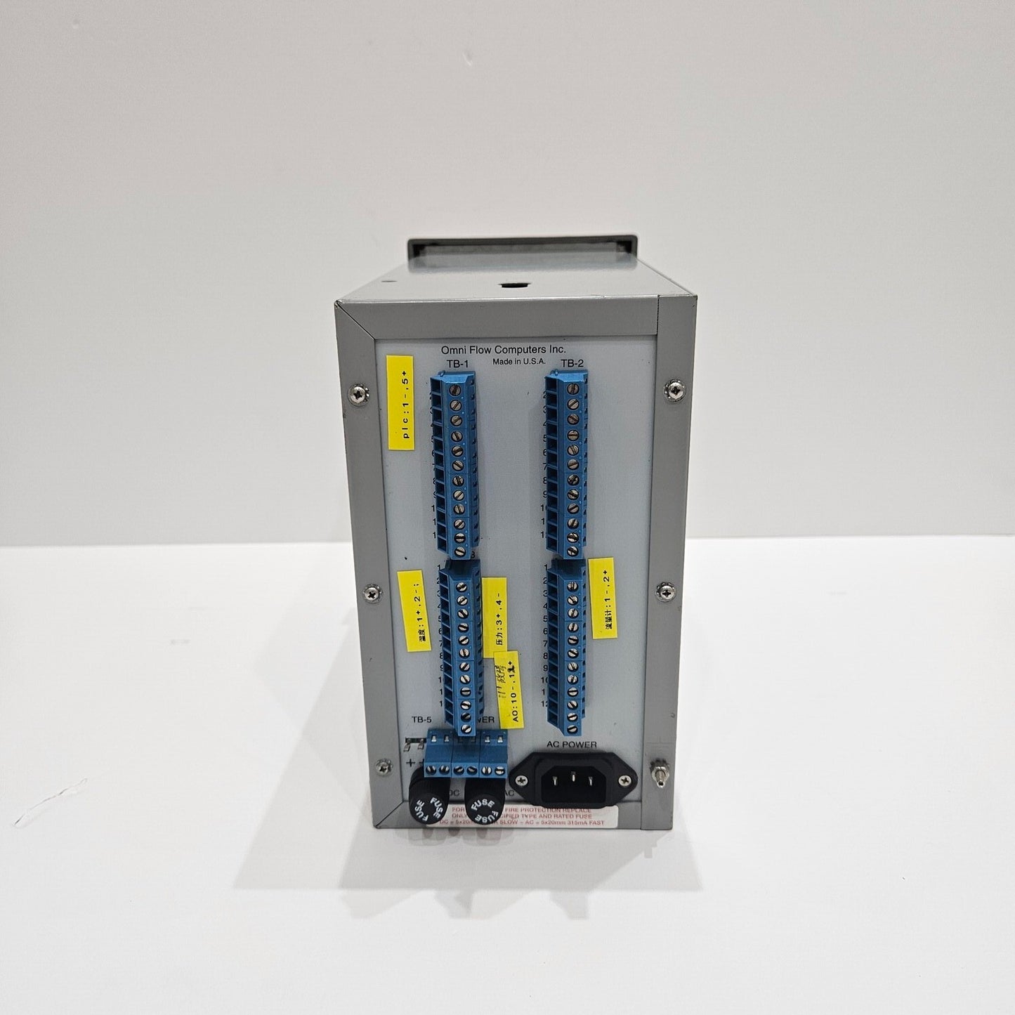 OMNI FLOW COMPUTERS 3000 FW 27.75 CONFIG 1S-1SE-1A-1SV