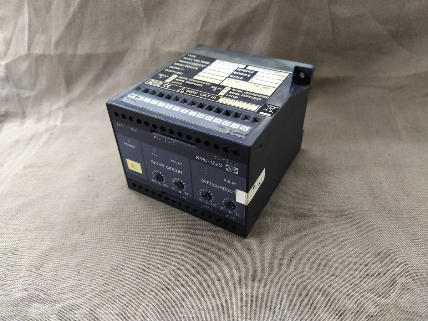 Deif RMC-122D Current and Short Circuit Relay 100029391.60