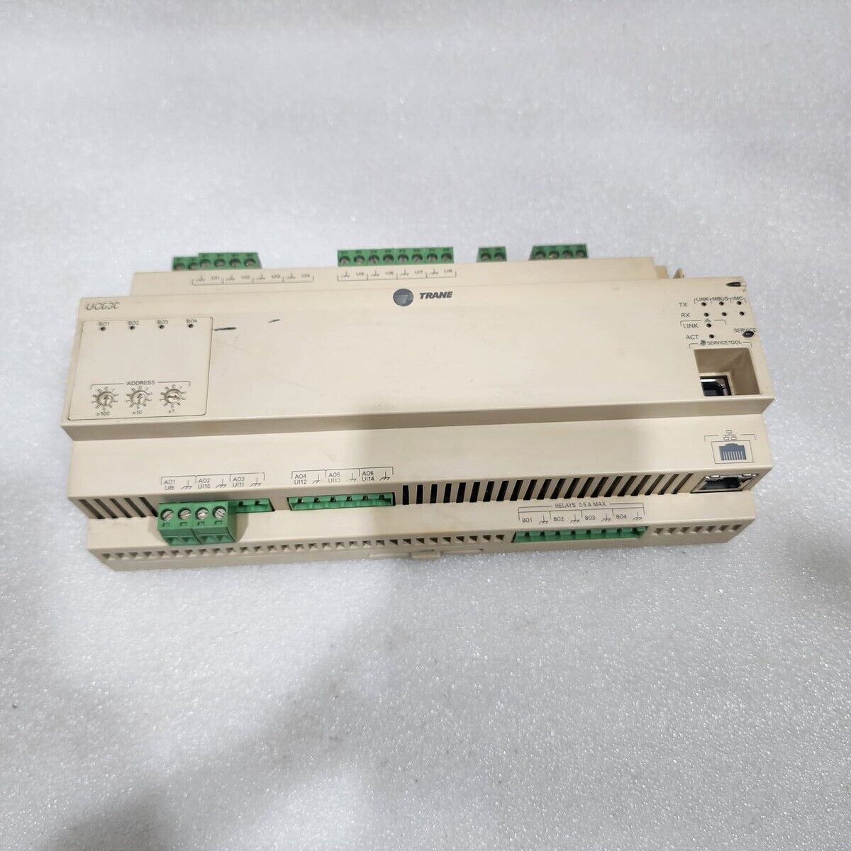TRANE UC600 PROGRAMMABLE CONTROLLER X13651548-01 REV 102