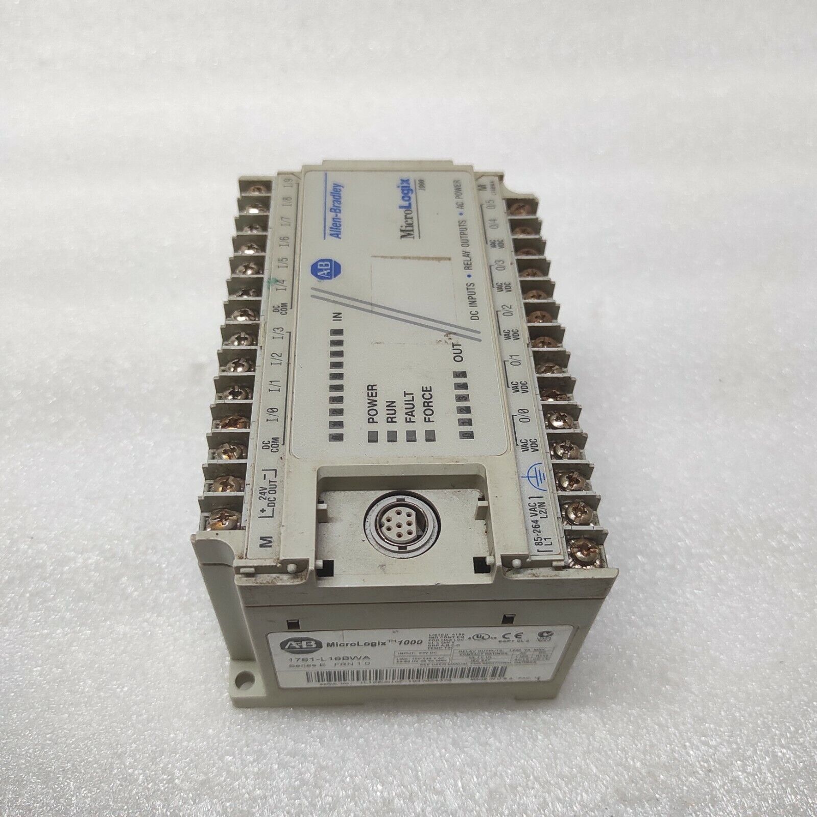 ALLEN BRADLEY MICROLOGIX 1000 CAT 1761-L16BWA DAMAGED