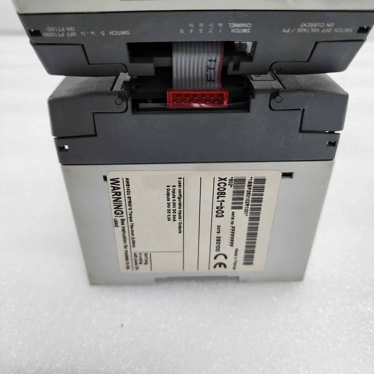 ABB 07KT51-I18 & XC08L1-B03 & XM06B5-G10 BASIC UNIT WITH I/O EXTENSION UNIT