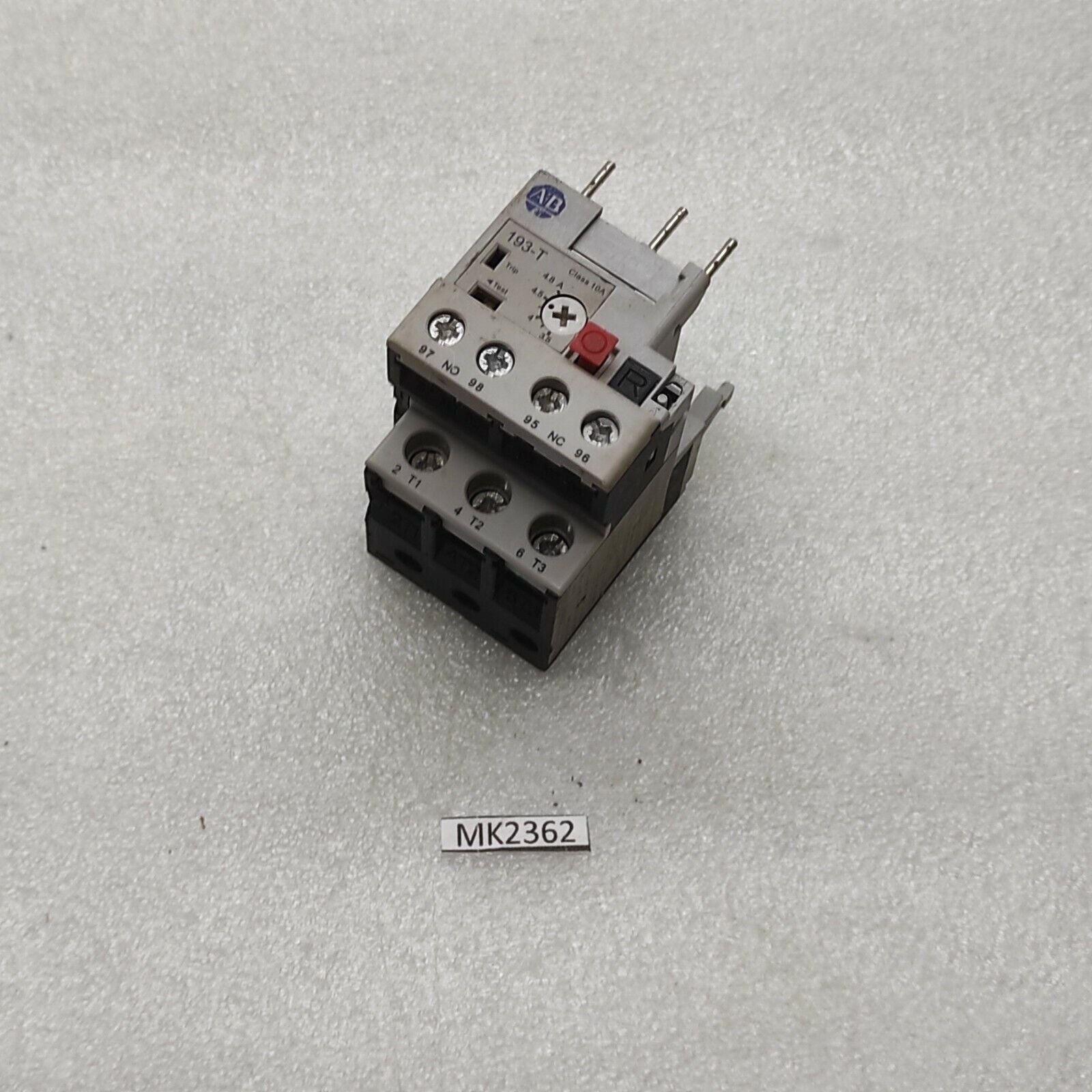 ALLEN BRADLEY CAT 193-T1AB48 THERMAL OVERLOAD RELAY 3.5-4.8A