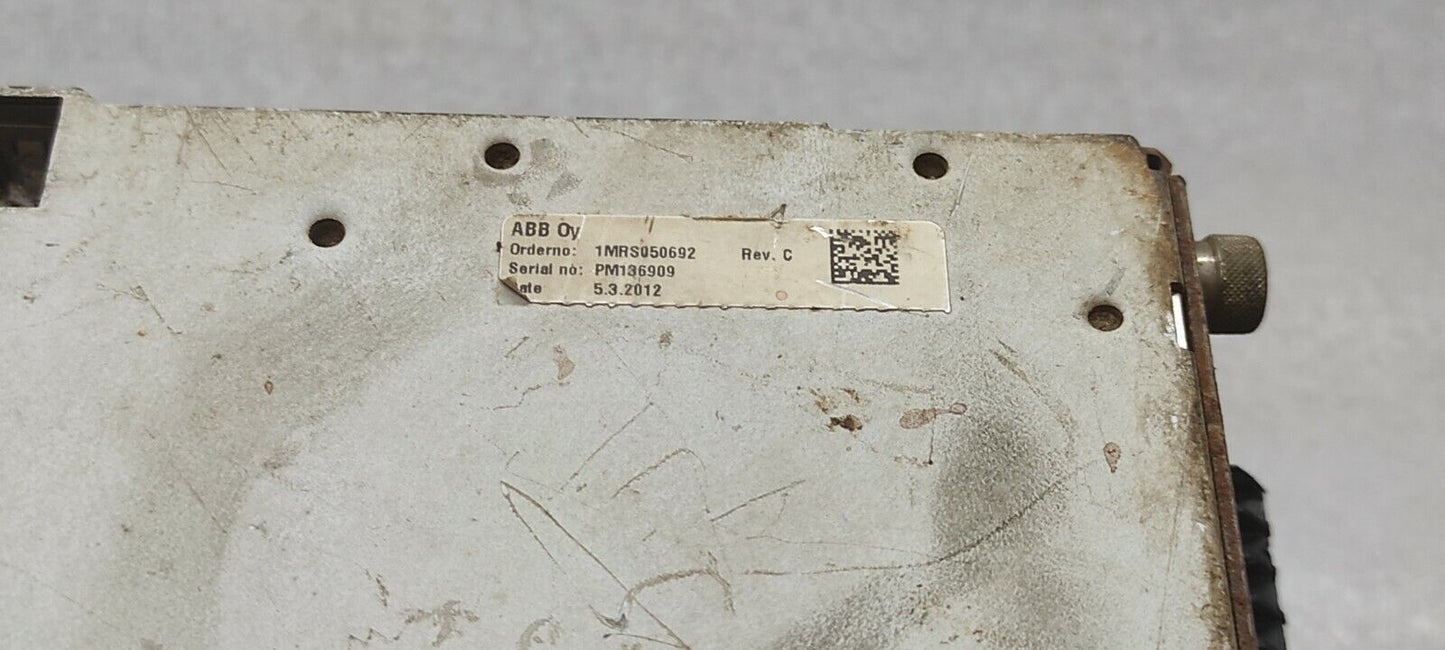 ABB REM 610 MOTOR PROTECTION RELAY 1MRS050692