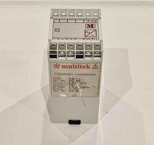 MULTITEK M100-FL1 FREQUENCY TRANSDUCER
