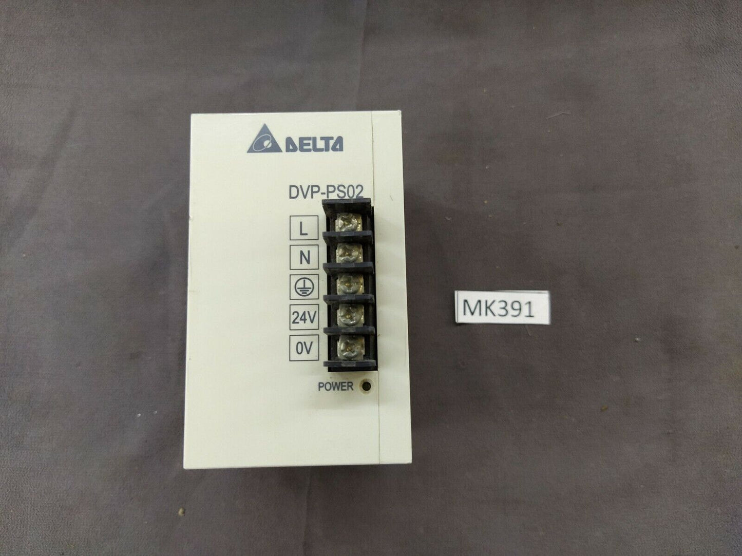 Delta DVP-PS02 Din Rail Power Supply 24V DC 2.0A DVPPS02