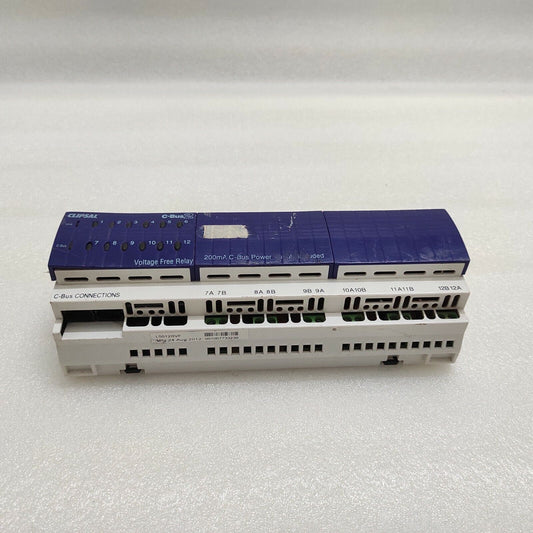 CLIPSAL C-BUS2 12-CHANNEL VOLTAGE FREE RELAY L5512RVF  220-240V FOR PARTS