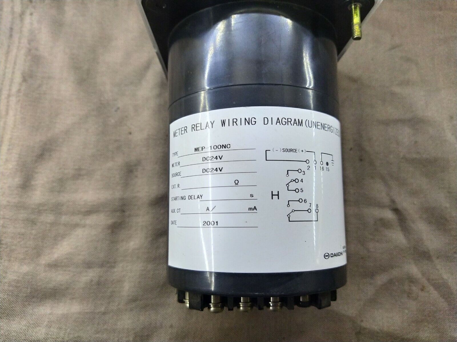 Daiichi MEP-100NC Meter Relay 24V DC