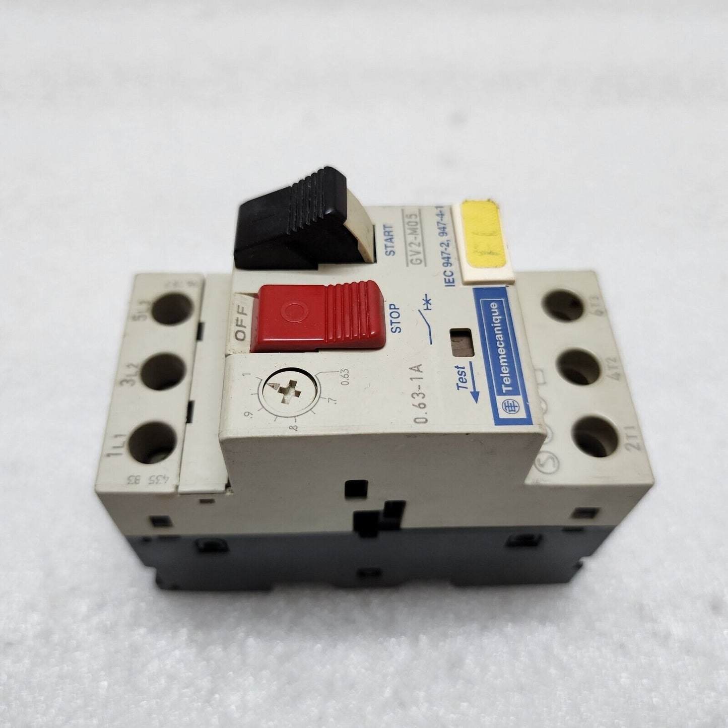 TELEMECANIQUE GV2-M05 CIRCUIT BREAKER MOTOR PROTECTION 0.63-1.0A LOT OF 8 UNIT