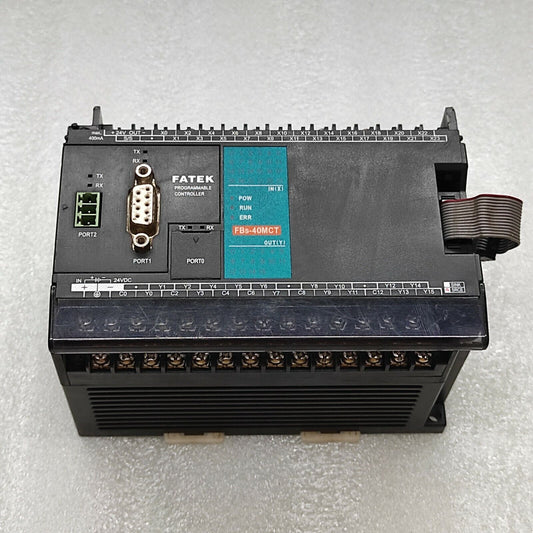 FATEK FBS-40MCT JU-D24 PROGRAMMABLE CONTROLLER 24V DC