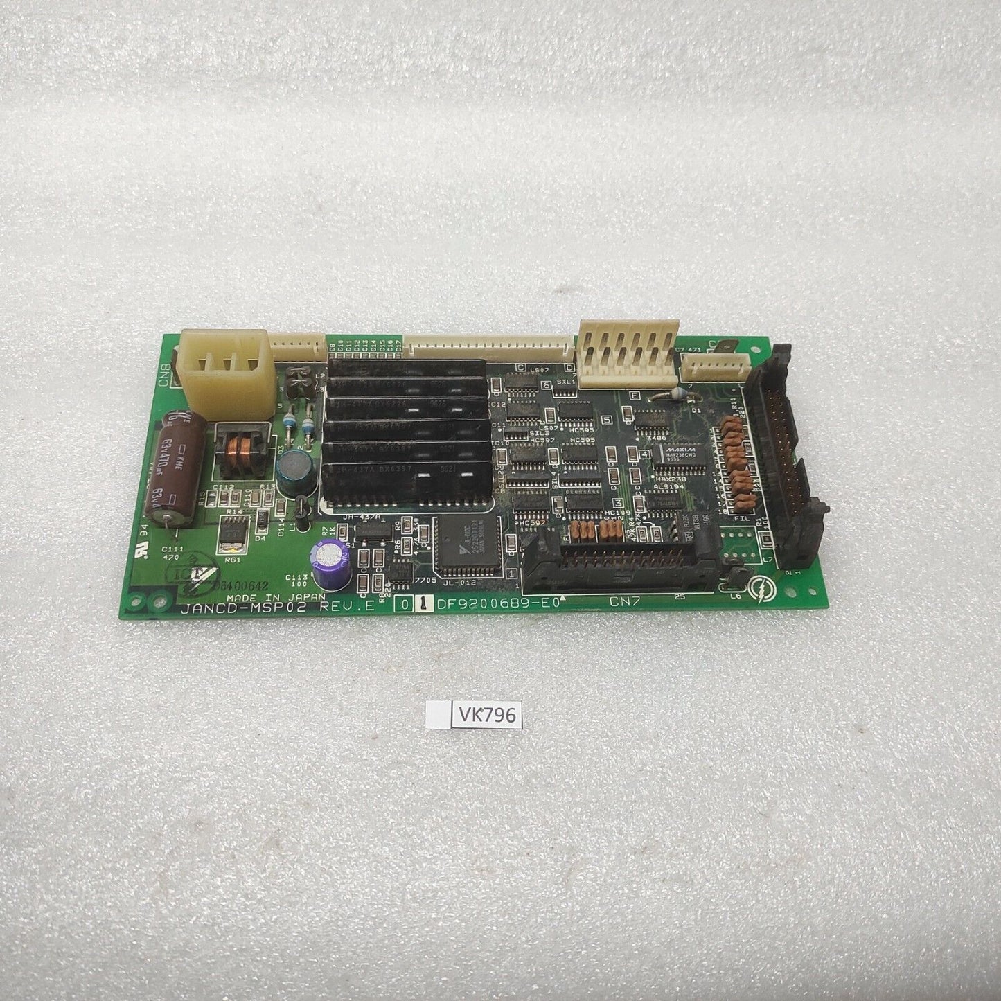 YASKAWA ELECTRIC JANCD-MSP02 OPERATOR CONTROL PC BOARD DF9200689-E0