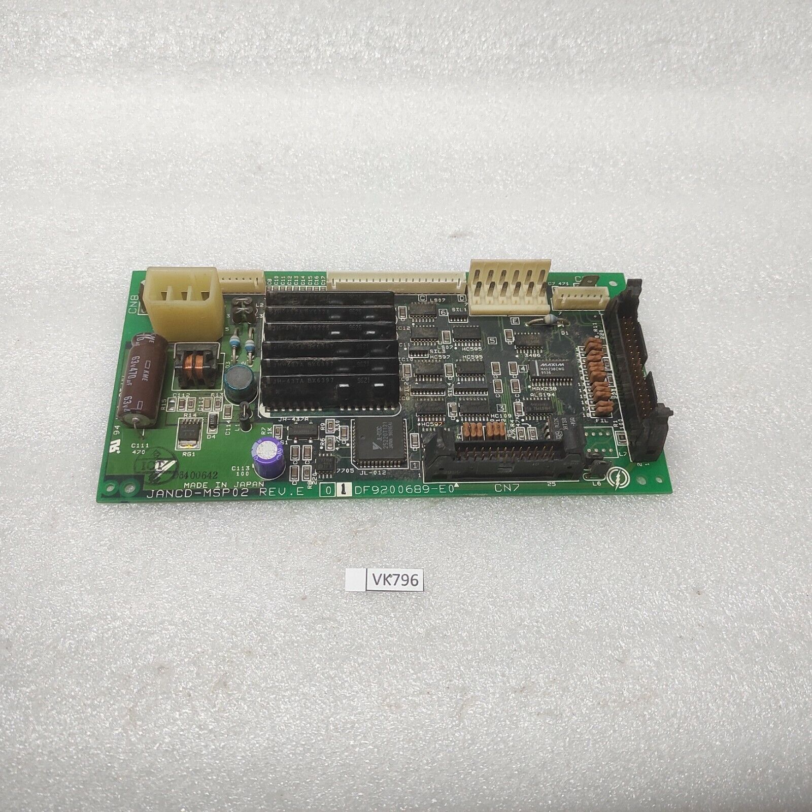 YASKAWA ELECTRIC JANCD-MSP02 OPERATOR CONTROL PC BOARD DF9200689-E0