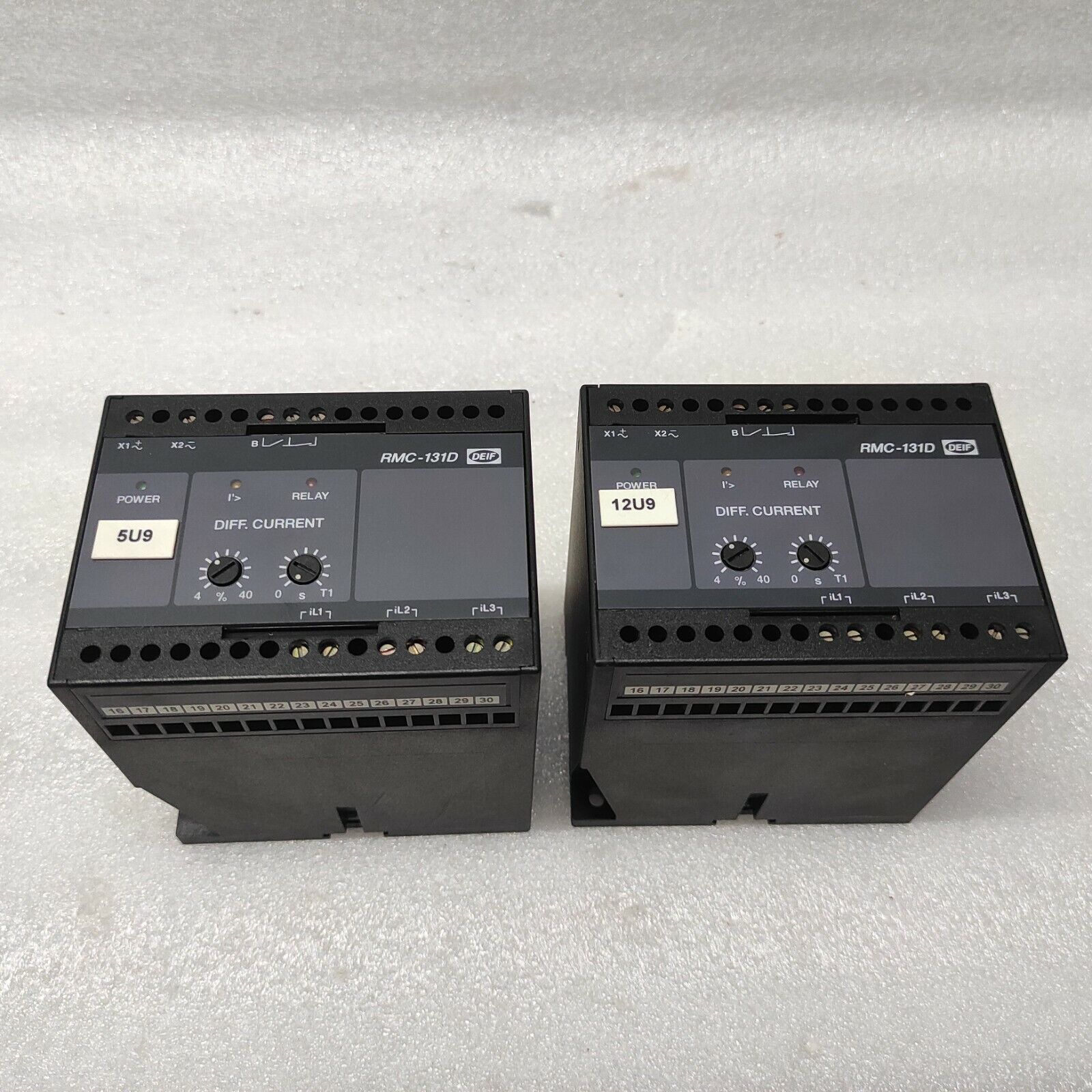 DEIF RMC-131D DIFFERENTIAL CURRENT RELAY 400002391.100 24VDC