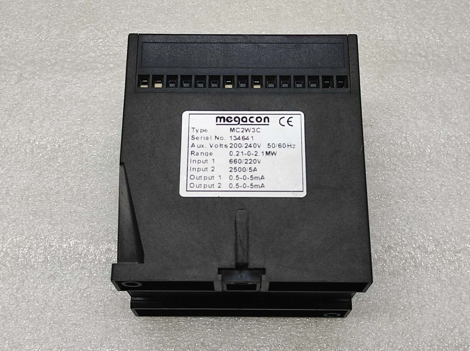 MEGACON MC2W3C POWER TRANSDUCER 200-240V 0.21-0-2.1 MW