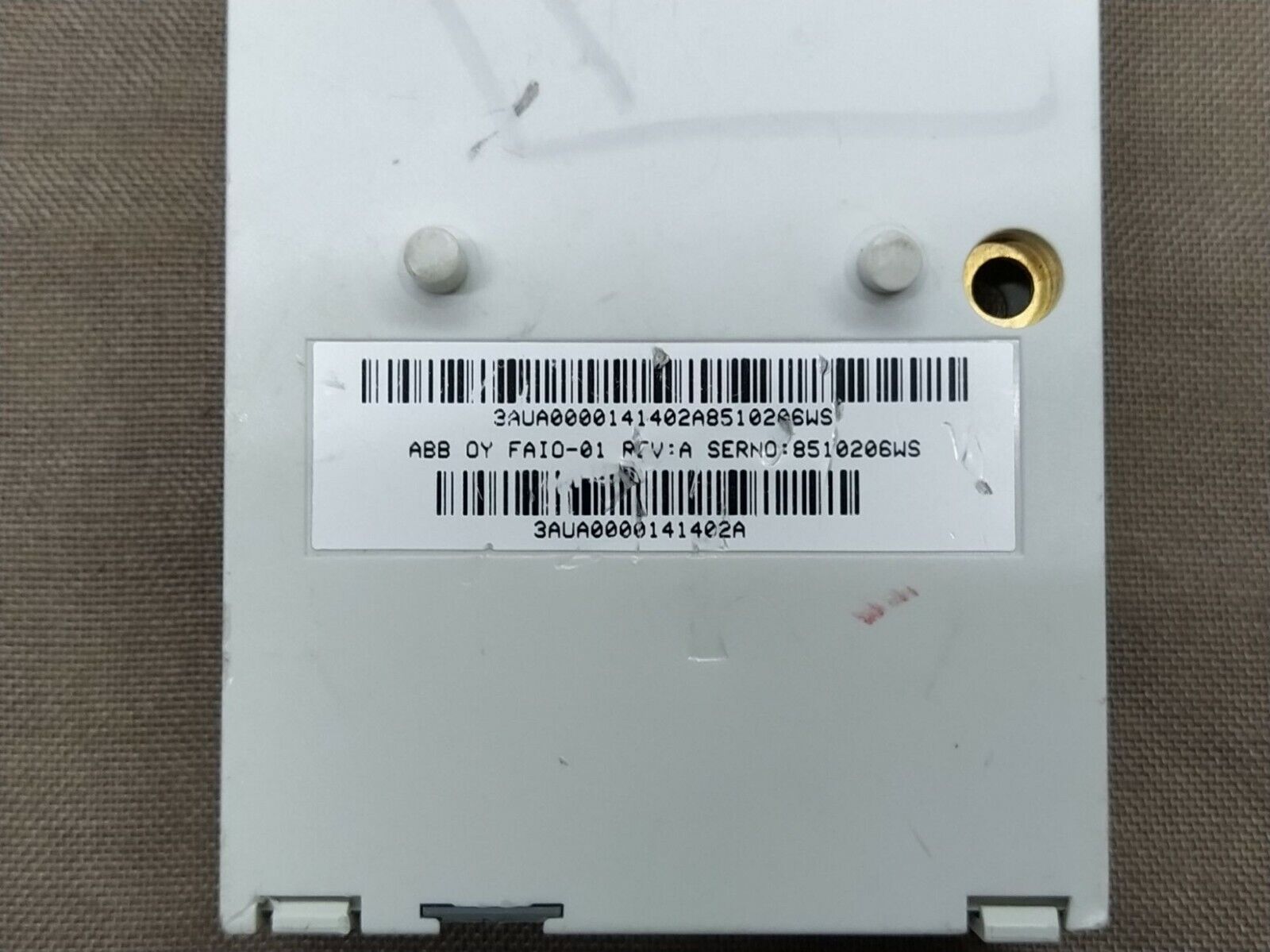 ABB FAIO-01 Analog IO Extension Revision A 3AUA0000141402A