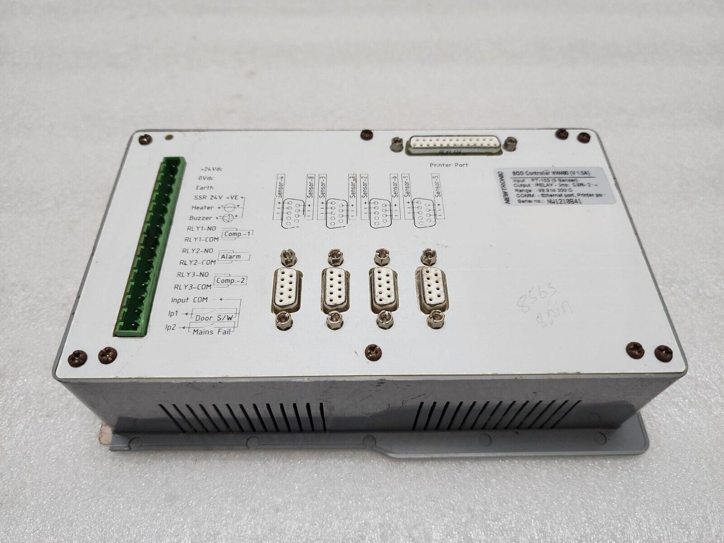 NEWTRONIC NW-480 BOD CONTROLLER V1.5A 24VDC EDGE BROKEN