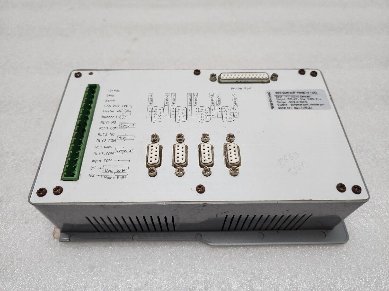 NEWTRONIC NW-480 BOD CONTROLLER V1.5A 24VDC EDGE BROKEN