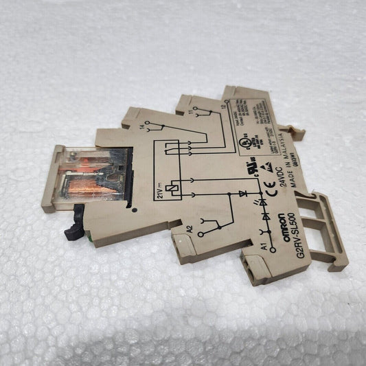 OMRON G2RV-SL500 INTERFACE RELAY LOT OF 8 UNITS