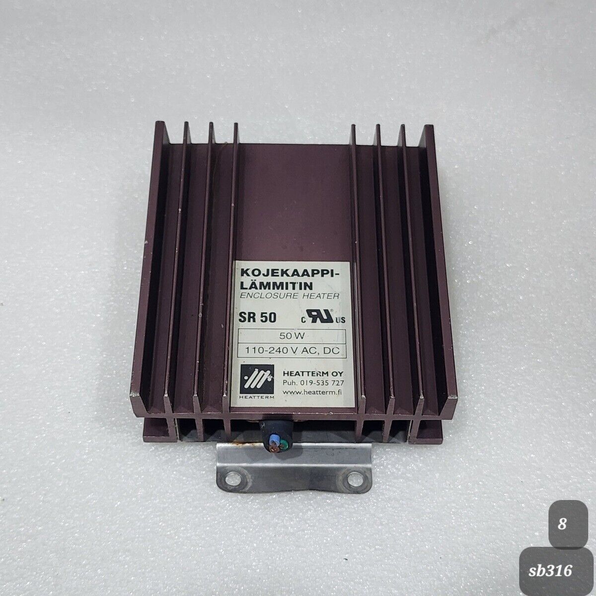 HEATTERM OY SR50 HEATER KOJEKAAPPI-LAMMITIN