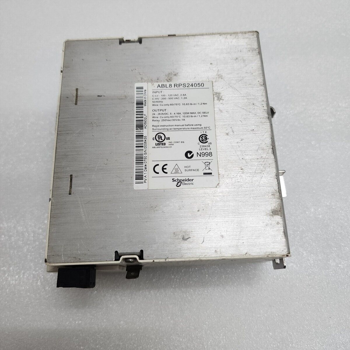 ABL8 RPS24050  POWER SUPPLY 24VDC